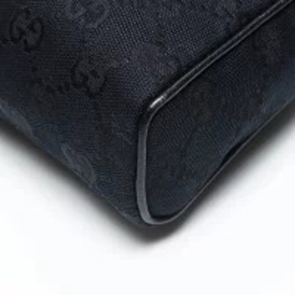 Gucci GG Canvas Clutch Handbag Black - Picture 7 of 13